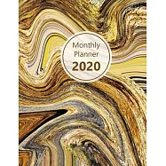 Monthly planner 2020: Large. Month on 2 pages. Incl. 2020 Calendar, Important dates section and Notes pages. 8.5" x