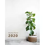 Monthly planner 2020: Large. Month on 2 pages. Incl. 2020 Calendar, Important dates section and Notes pages. 8.5" x