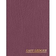 Easy Ledger: Check and Debit Card Register 100 Pages 2,400 Entry Lines Total: Size = 8.5 x 11 Inches (Double-Sided