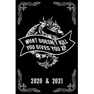 RPG D20 Dice Bordgame white Dragon Calendar: Weekly Planner and 24 monthly planner 01.01.2020 - 31.12. 2021 Calendar A