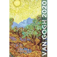 Van Gogh 2020: Art Planner and Datebook Monthly Weekly Scheduler and Organizer - Vertical Days Dated Layout with Monday