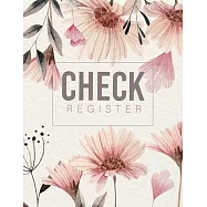 Check Register: Check Log Book Debit Card Register and Deposits Personal Checking Account Balance Transaction