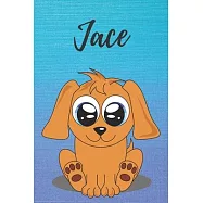 Jace dog coloring book / notebook / journal / diary: Personalized Blank Girl & Women, Boys and Men Name Notebook, Blank