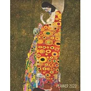 Gustav Klimt Weekly Planner 2020: Hope II Artistic Art Nouveau Daily Scheduler With January - December Year Calendar