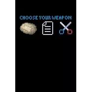 Notebook: Calendar / Planner 2020 Rock Paper Scissors Lizard Weapon Game Gift 120 Pages, 6X9 Inches, Yearly, Monthly