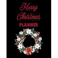 Merry christmas planner.: Happy Christmas Xmas.Holiday Organiser - Plan Cards, Gifts, Budget, Meals, Shopping Lists