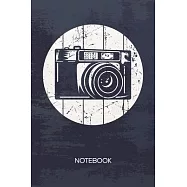Bullet Dotted Journal: Photographer Notebook Dotted Grid a5 6x9 120 Pages - Analog Photography Planner 90s Camera Diary