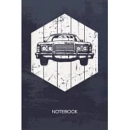 Bullet Dotted Journal: Auto Lover Notebook Dotted Grid a5 6x9 120 Pages - Automotive Planner Vintage Car Diary Classic