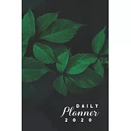 Daily Planner 2020: Green Nature 52 Weeks 365 Day Daily Planner for Year 2020 6x9 Everyday Organizer Monday to Sunday