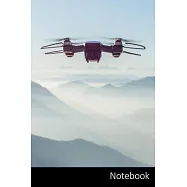 Notebook: Drone Bourdon Multicopter Carnet / Journal / Livre d&rsquo;&rsquo;&eacute;criture / Calepin / Agenda / Notes - 6 x 9 pouces (15