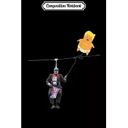 Composition Notebook: Boris Johnson Zip Wire and Donald Trump Baby Blimp Balloon Journal/Notebook Blank Lined Ruled 6x9