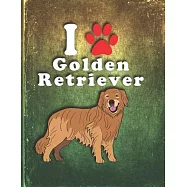 Golden Retriever: Dog Journal Notebook for Puppy Owner Lightly Lined Pages Daily Journal Diary Notepad