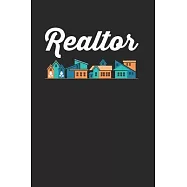 Realtor Notebook - Real Estate Broker Journal Planner: Agent Salesperson Organizer For Men Women Dot Grid
