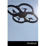 Notebook: Drone Bourdon Multicopter Carnet / Journal / Livre d&rsquo;&rsquo;&eacute;criture / Calepin / Agenda / Notes - 6 x 9 pouces (15