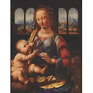 Leonardo da Vinci Black Paper Sketchbook: Madonna of the Carnation Art Notebook - For Drawing with Vivid Colors - Use