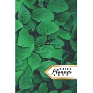 Daily Planner 2020: Green Nature 52 Weeks 365 Day Daily Planner for Year 2020 6x9 Everyday Organizer Monday to Sunday