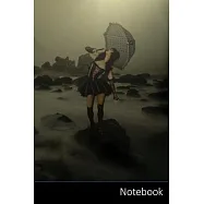 Notebook: Femme, Gothique, Jolie, &Eacute;cran Carnet / Journal / Livre d&rsquo;&rsquo;&eacute;criture / Calepin / Agenda / Notes - 6 x 9 pouces