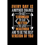 Every day Is Another Chance To Get Stronger To Eat Better To Live Healthier And To Be The Best Version Of You