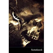 Notebook: Cr&acirc;ne, Os Du Cr&acirc;ne, La Mort, Machine De Mort Carnet / Journal / Livre d&rsquo;&rsquo;&eacute;criture / Calepin / Agenda / Notes