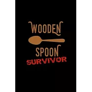Wooden spoon survivor: Hangman Puzzles - Mini Game - Clever Kids - 110 Lined pages - 6 x 9 in - 15.24 x 22.86 cm
