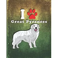 Great Pyrenees: Dog Journal Notebook for Puppy Owner Lightly Lined Pages Daily Journal Diary Notepad