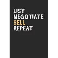 Realtor Notebook - Real Estate Broker Journal Planner: Agent Salesperson Organizer For Men Women Dot Grid