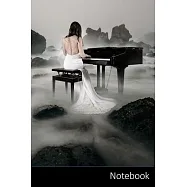 Notebook: Spielerin Piano, Piano, Mari&eacute;e, Mer Carnet / Journal / Livre d&rsquo;&rsquo;&eacute;criture / Calepin / Agenda / Notes - 6 x 9