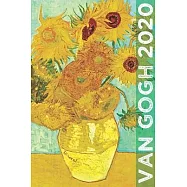 Van Gogh 2020: Art Planner and Datebook Monthly Weekly Scheduler and Organizer - Vertical Days Dated Layout with Monday