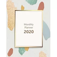 Monthly planner 2020: Large. Month on 2 pages. Incl. 2020 Calendar, Important dates section and Notes pages. 8.5" x
