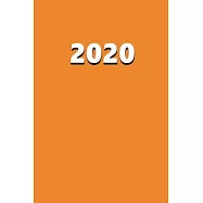 2020 Daily Planner 2020 Orange Color 384 Pages: 2020 Planners Calendars Organizers Datebooks Appointment Books Agendas