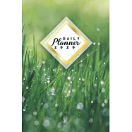 Daily Planner 2020: Green Nature 52 Weeks 365 Day Daily Planner for Year 2020 6x9 Everyday Organizer Monday to Sunday