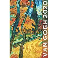 Van Gogh 2020: Art Planner and Datebook Monthly Weekly Scheduler and Organizer - Vertical Days Dated Layout with Monday