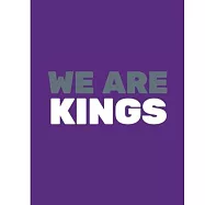 We Are Kings: Basketball Game Stats Book, Large Size (8" X 10"), 164 Pages (82 Games), Log The Best Player You Love