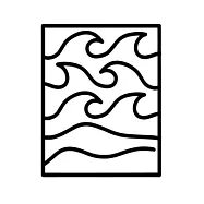 Wave Notebook: College Ruled Line Paper Pages Journal 6 x 9 Inches (15,2 x 22,9 cm) - I Love The Ocean Gift Idea