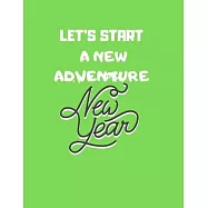 gratitude book gift: let&rsquo;&rsquo;s start a new adventure: New Years Resolution or Bucket List Journal Book to Plan Adventures