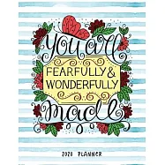 You Are Fearfully & Wonderfully Made 2020 Planner: Dated Weekly Diary With To Do Notes Bible Verse Cover