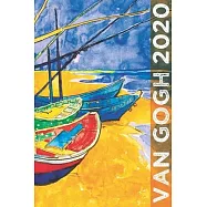 Van Gogh 2020: Art Planner and Datebook Monthly Weekly Scheduler and Organizer - Vertical Days Dated Layout with Monday