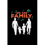 We are family: 6x9 Family - dotgrid - dot grid paper - notebook - notes