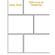 Comic Book With Lots of Templates: Comic Book With Lots of Templates: Book Journal Notebook,120 Pages Large Big 8.5" x
