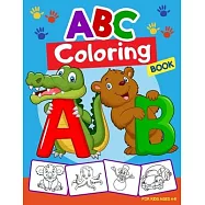 ABC Coloring Book for Kids Ages 4-8: Alphabet Coloring Book for Kids. ABC Coloring Book for Preschoolers. Activity Book Teaches ABC, Letters & Words f