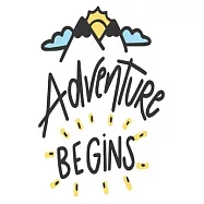 Adventure Begins: 6x9 Lined Journal, Travel Journal, Travel Diaries, Write your thoughts and Experiences, Travelers