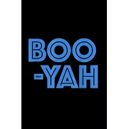 Booyah Stuart Scott: Notebook Blank Lined Ruled 6x9, 120 Pages