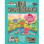 101 Word Search for Kids: SUPER KIDZ Book. Children - Ages 4-8 (US Edition). Dinosaurs by the Lake, Blue, w custom art