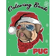 Pug Coloring Book: Hug A Dog Lover Cute Good and Bad Pugs Coloring Book For Grown Ups Adults