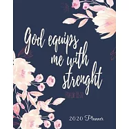 2020 Planner God Is Within Her She Will Not Fall Psalm 46: 5: 2020 Weekly And Monthly Planner, January To December