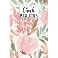 Check Register: Simple Check Register Checkbook Registers Check and Debit Card Register 6 Column Payment Record