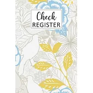 Check Register: Simple Check Register Checkbook Registers Check and Debit Card Register 6 Column Payment Record