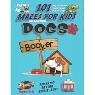 101 Mazes For Kids 2: SUPER KIDZ Book. Children - Ages 4-8 (US Edition). Cartoon Booker the Dog, House w custom art