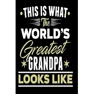 This is what the world&rsquo;&rsquo;s greatest grandpa looks like: Notebook graph paper 120 pages 6x9 perfect as math book