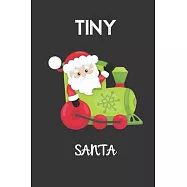 tiny santa: small lined Santa Helper Notebook / Travel Journal to write in (6&rsquo;&rsquo;&rsquo;&rsquo; x 9&rsquo;&rsquo;&rsquo;&rsquo;) 120 pages